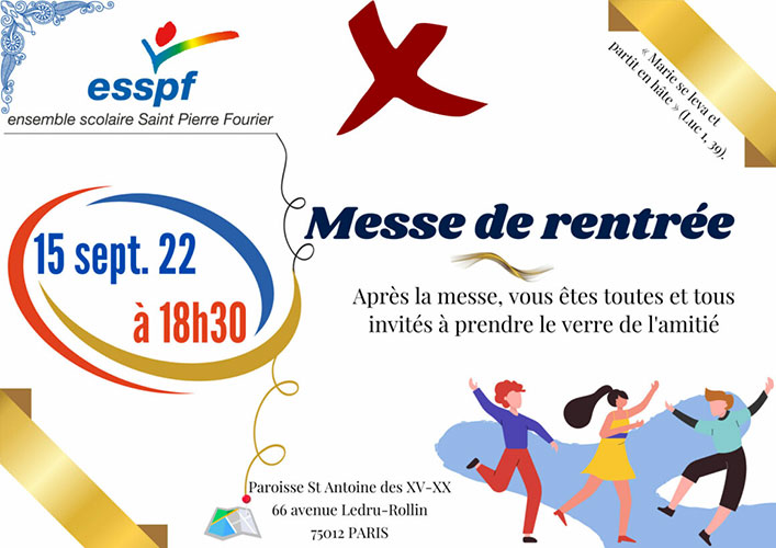 You are currently viewing Messe de rentrée