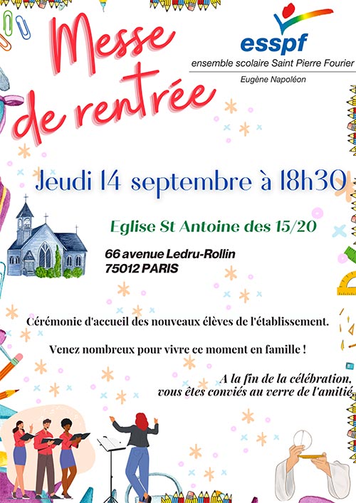 You are currently viewing Messe de rentrée 2023