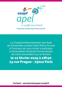 Lire la suite à propos de l’article Les nouveaux statuts de l’Apel ESSPF