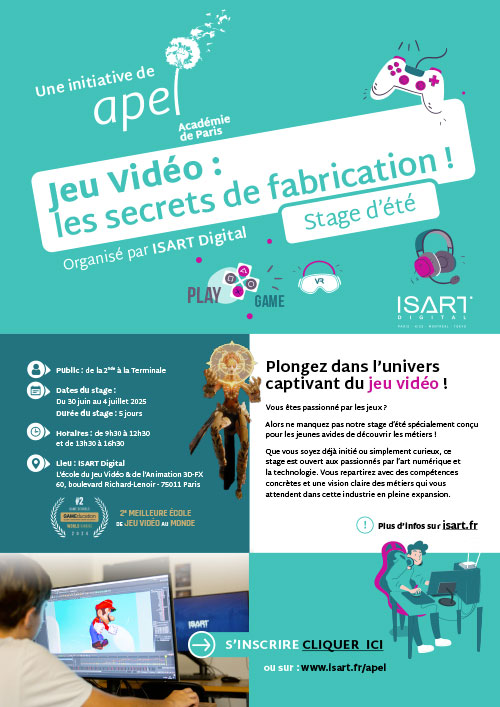 apel_2025_stage ete jeu video