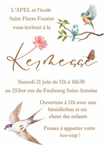 Lire la suite à propos de l’article Kermesse de l’école 2025