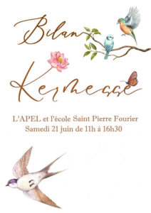 Lire la suite à propos de l’article Bilan de la kermesse de l’école 2025