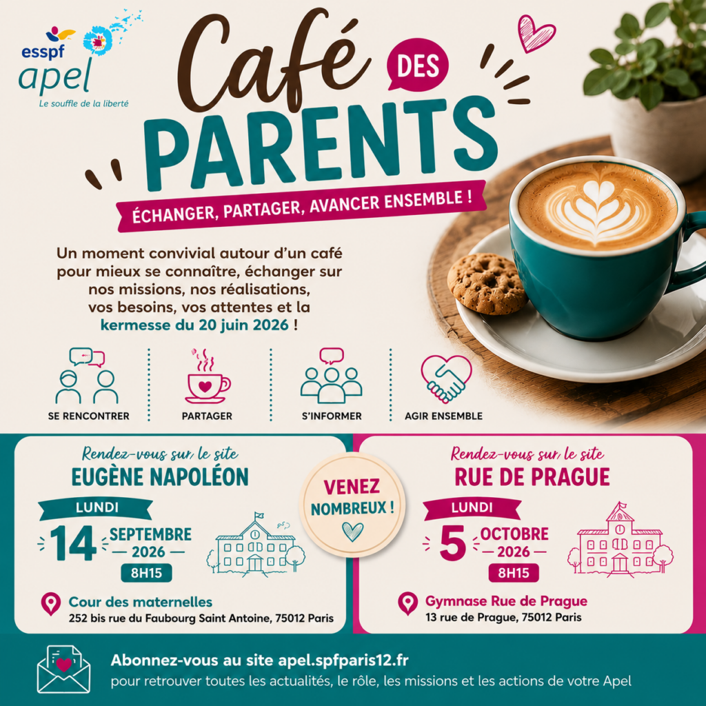 Lire la suite à propos de l’article Café des parents